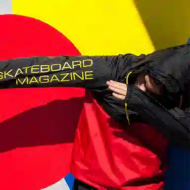 Thrasher Jacket Black Red