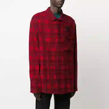 OFF-WHITE Flannel Arrow Check Shirt