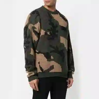 OFF-WHITE SS19 Camo Sweater