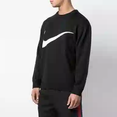Supreme x Nike SS19 Logo Sweater Black