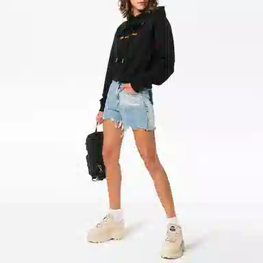 OFF-WHITE Modern Obstacles Hoodie Black