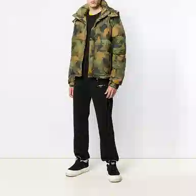 OFF-WHITE Camo Down Jacket