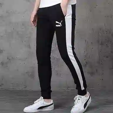 Puma Knit Sports Pants Black