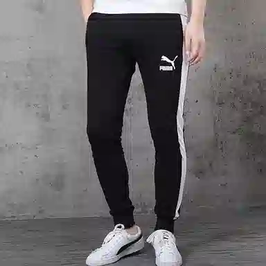 Puma Knit Sports Pants Black