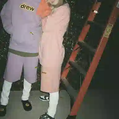 Drew House logo Secret Ss Tee-Secret Peach T