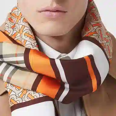 Burberry TB Scarf Orange
