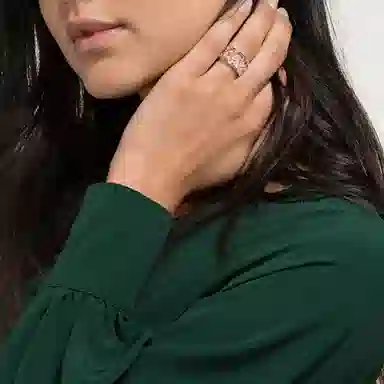 Swarovski Precisely Dreamcatcher Ring Rose Gold