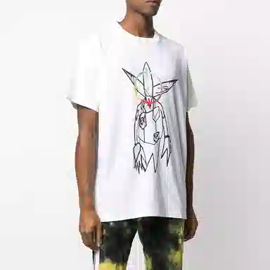 OFF-WHITE SS20 Alien Print T-Shirt