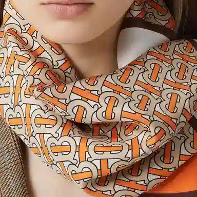 Burberry TB Scarf Orange