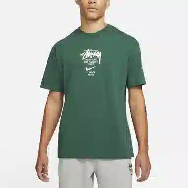 Stussy x Nike Graphic Tee Green
