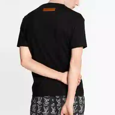 Louis Vuitton Logo T-Shirt Black