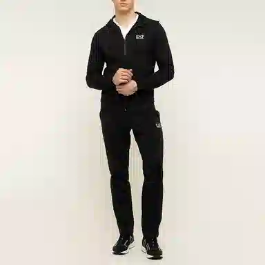 Emporio Armani EA7 Black Tracksuit