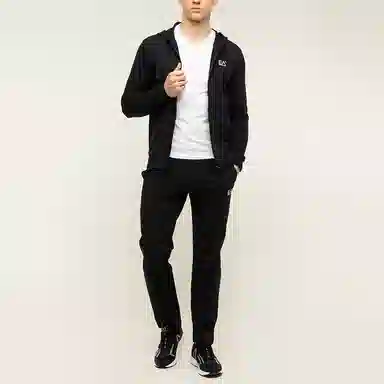 Emporio Armani EA7 Black Tracksuit