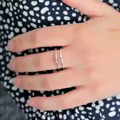 Gucci Double G Silver Ring