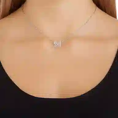 Swarovski Swan Necklace
