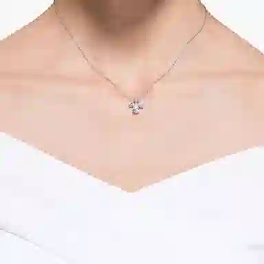 Swarovski Attract Cluster Necklace