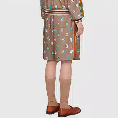 Gucci x Doraemon Brown Shorts