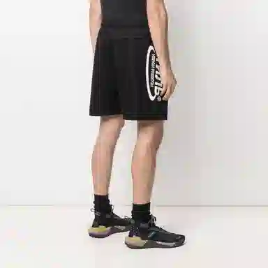 Heron Preston Basketball Logo Shorts Black