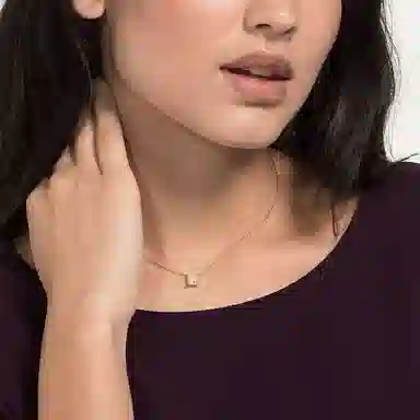 Swarovski Attract Square Pendant Rose Gold