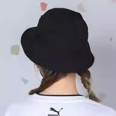 PUMA Solid Dome Bucket Hat Black