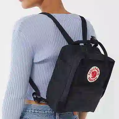 Fjallraven Mini Backpack Black