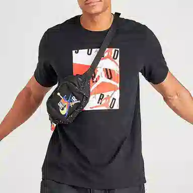 Jordan Crossbody Waist Bag Black