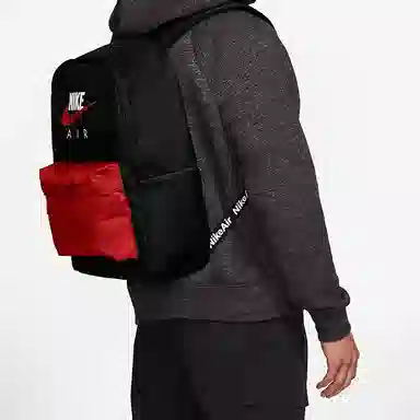 Nike Air Heritage Backpack Black Red
