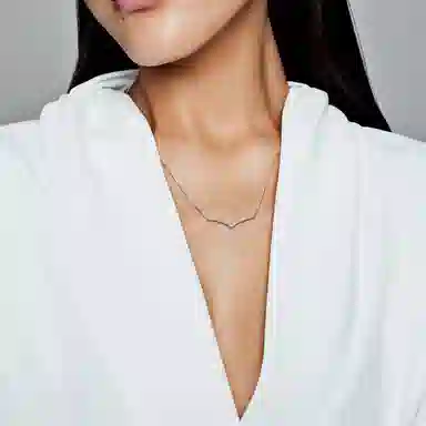 Pandora Wish Sparkle Smile Pendant Necklace