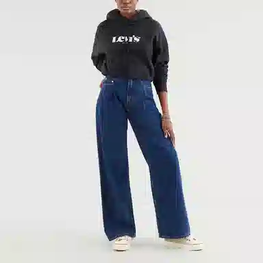 Levis Logo Hoodie Black