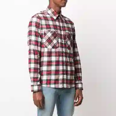 OFF-WHITE SS21 Plaid Arrows Shirt