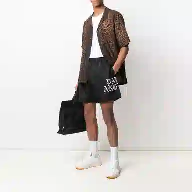 Palm Angels SS21 Logo Shorts Black