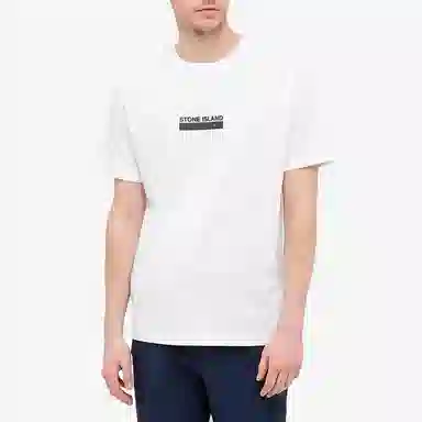 Stone Island SS21 White Tee
