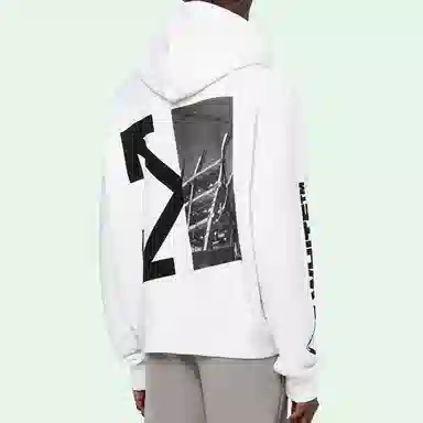OFF-WHITE FW19 Splitted Arrows Hoodie