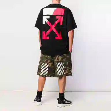OFF-WHITE Arrows Print T-Shirt Black