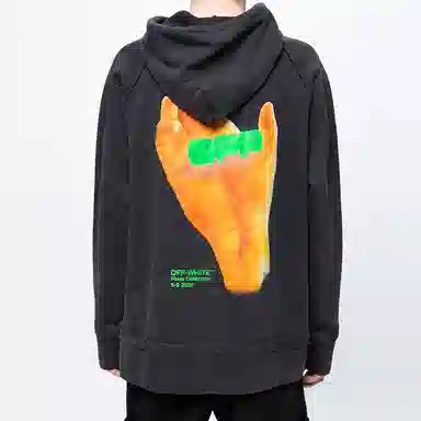 OFF-WHITE SS20 Hand Logo Incompiuto Hoodie