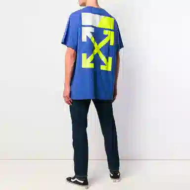 OFF-WHITE T-Shirt Blue