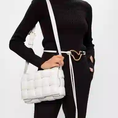 Bottega Veneta Cassette Chalk White