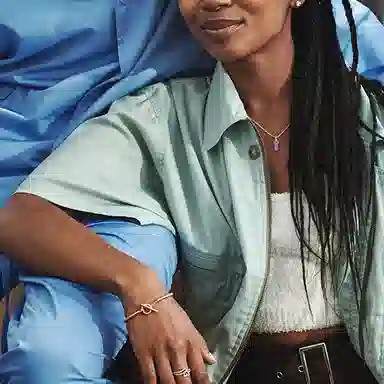 Pandora 925 Silver Purple Charm Pendant