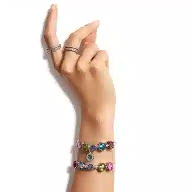 Pandora Green Double Charm