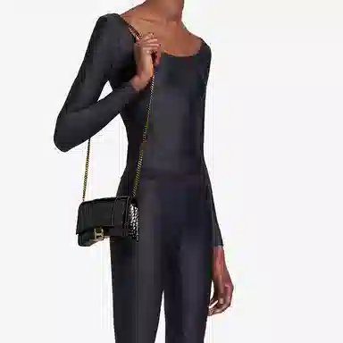 Balenciaga Hourglass Mini Black
