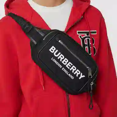 Burberry Econyl Crossbody Bag Black