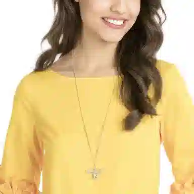 Swarovski Bee Long Necklace Gold Plated