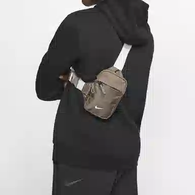 Nike Essentials Waist Pack Olive Grey/White