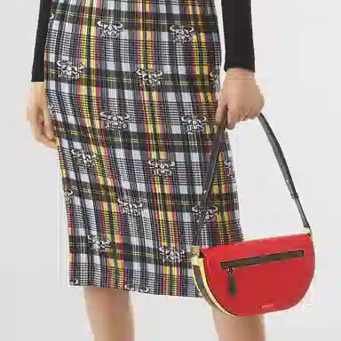 Burberry Olympia Small Bright Red