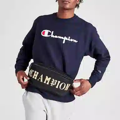 Champion Waist Bag Black Gold