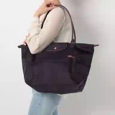 Longchamp Le Pliage 31 Large Tote Berry Purple