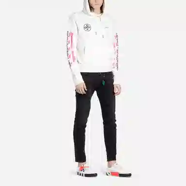 OFF-WHITE SS19 Hoodie White
