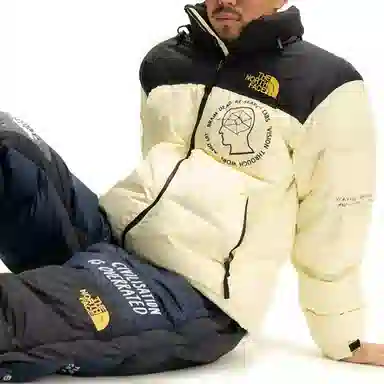 The North Face x Brain Dead Printed Nuptse Jacket