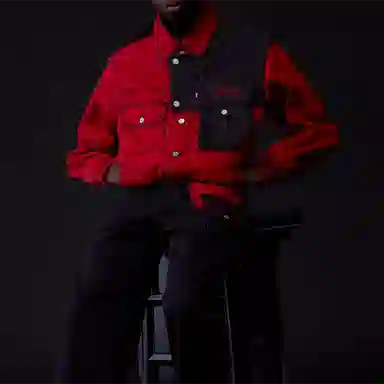 Levis x Feng Chen Wang Multi-Pocket Jacket Red