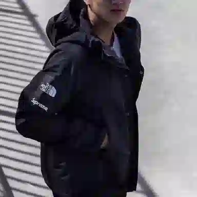 Supreme x The North Face SS19 Logo Jacket Black